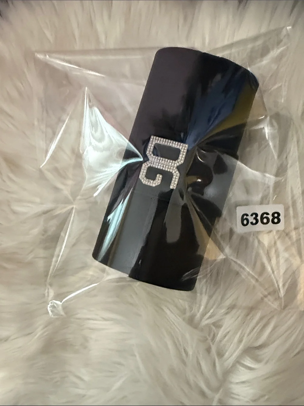 DG-Inspired Black Evening Clutch